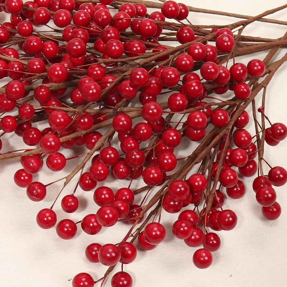 Christmas Decoration Artificial Berry Bouquet Christmas Tree Ornaments for Home Room Decor Navidad New Year 2025 Gift Accessory
Christmas Decoration Artificial Berry Bouquet Christmas Tree Ornaments for Home Room Decor Navidad New Year 2025 Gift Accessory