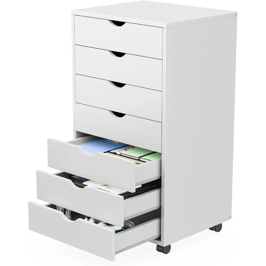 Sweetcrispy 7 Drawer Chest Mobile Storage Cabinets Wooden Dresser with Wheels Room Organization Furniture for Office Pure White
Sweetcrispy 7 Drawer Chest Mobile Storage Cabinets Wooden Dresser with Wheels Room Organization Furniture for Office Pure White
