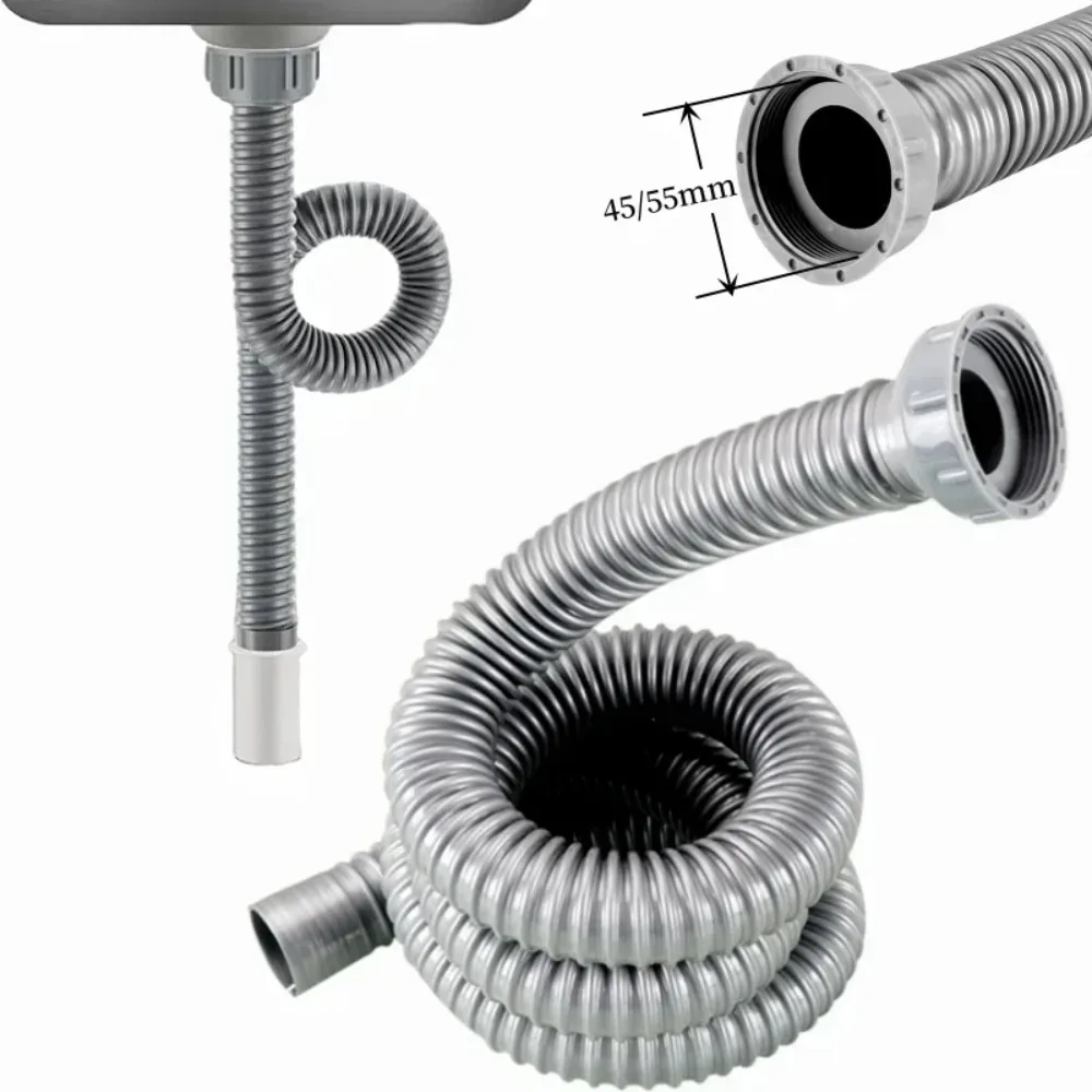 Flexible Sink Basin Water Drain Pipe Retractable Universal Dishwasher Waste Hose Plastic Durable Drain Strainer Waste Hose
Flexible Sink Basin Water Drain Pipe Retractable Universal Dishwasher Waste Hose Plastic Durable Drain Strainer Waste Hose
