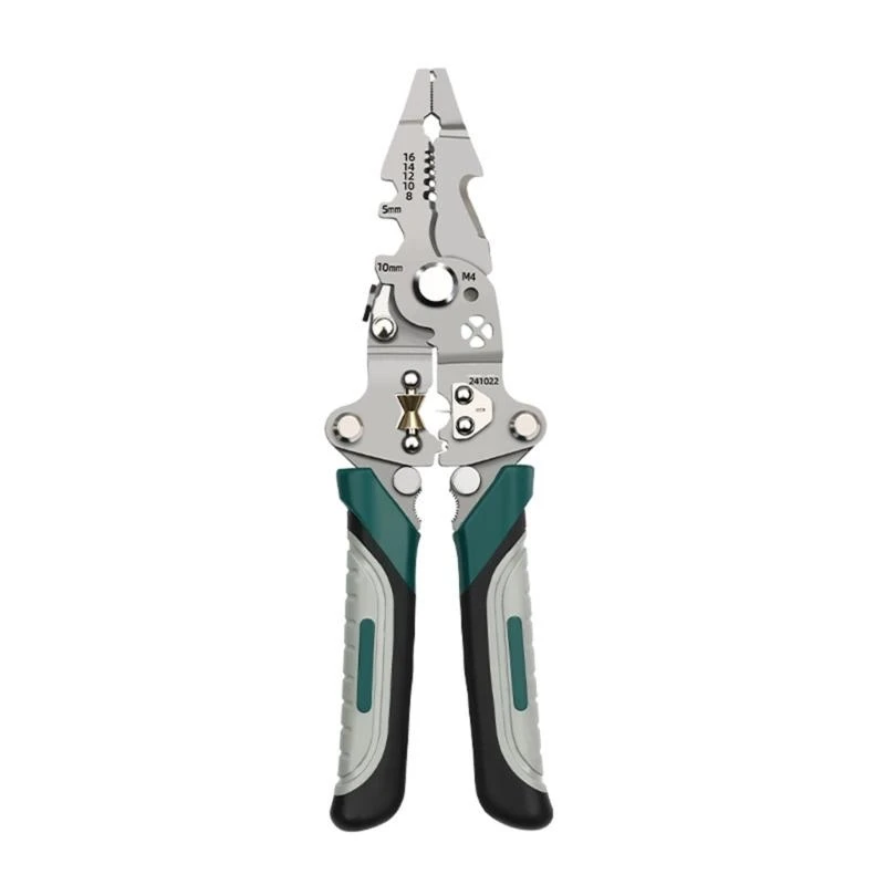652F Multifunction Wire Stripper Crimper And Cutter Folding Tool Compact Electrical Tool For Electrical Cable Projects
652F Multifunction Wire Stripper Crimper And Cutter Folding Tool Compact Electrical Tool For Electrical Cable Projects
