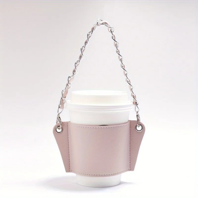 1pc Cup Protective Cover With Chain Handle For Milk Tea Coffee Cup, Anti Scald Cup Holder, Cup Accessories
1pc Cup Protective Cover With Chain Handle For Milk Tea Coffee Cup, Anti Scald Cup Holder, Cup Accessories