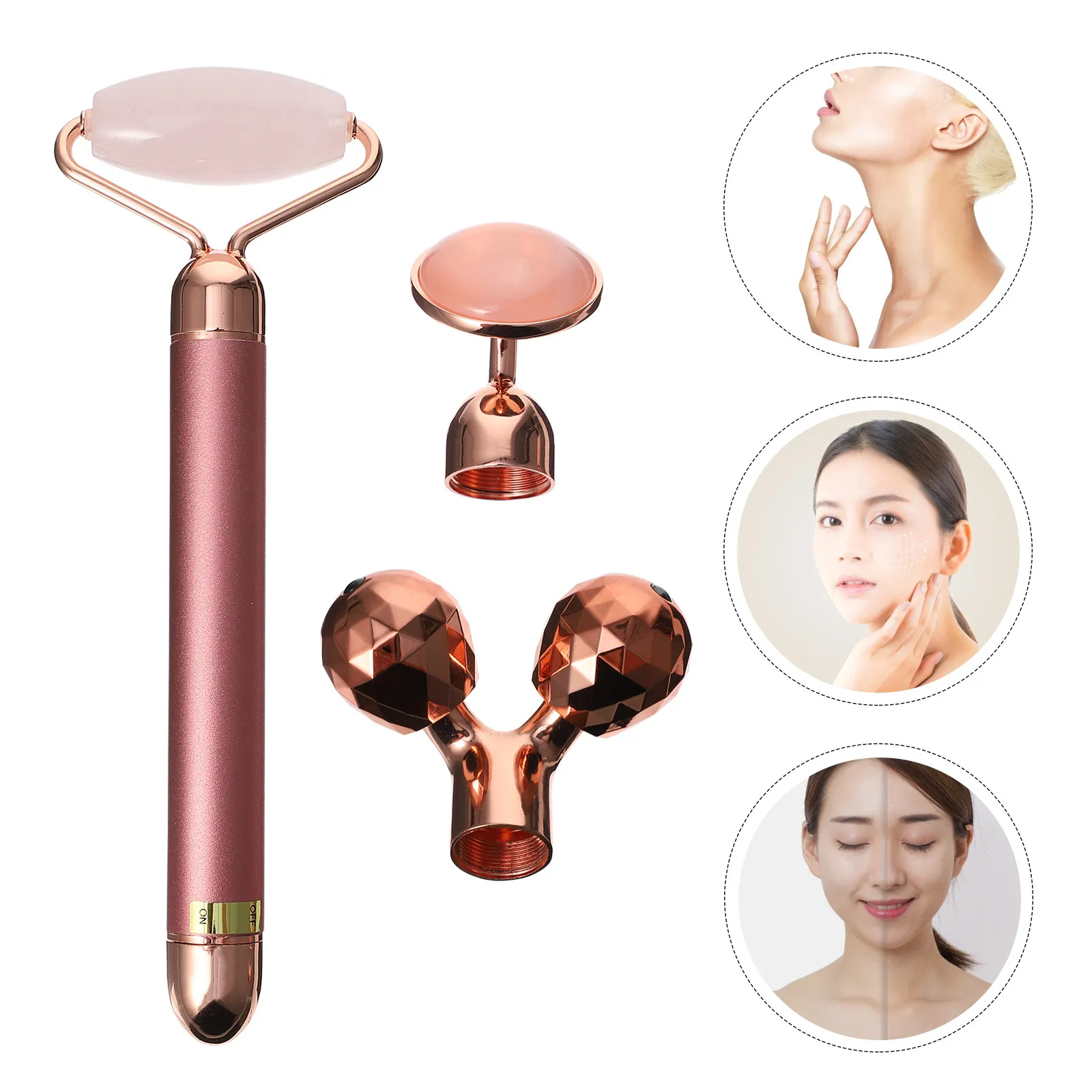 Набор электрических нефритовых роликов для лица 3-в-1: массажер для улучшения кровообращения, против морщин, для подтяжки кожи
Набор электрических нефритовых роликов для лица 3-в-1: массажер для улучшения кровообращения, против морщин, для подтяжки кожи