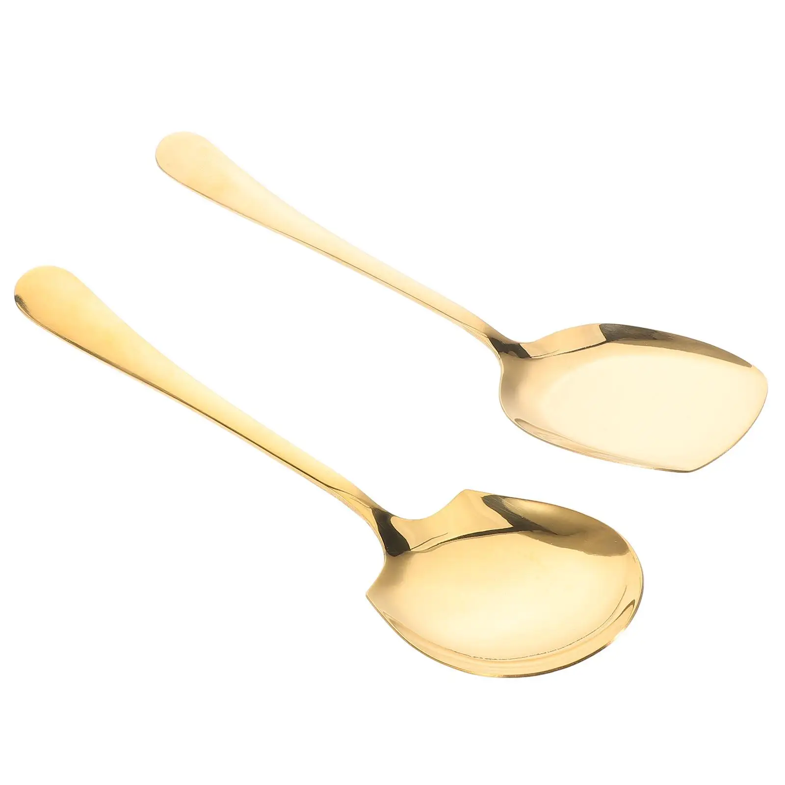 2Pcs Stainless Steel Serving Spoons Large Handle Soup Kitchen Utensils Reusable Household Food Tools
2Pcs Stainless Steel Serving Spoons Large Handle Soup Kitchen Utensils Reusable Household Food Tools