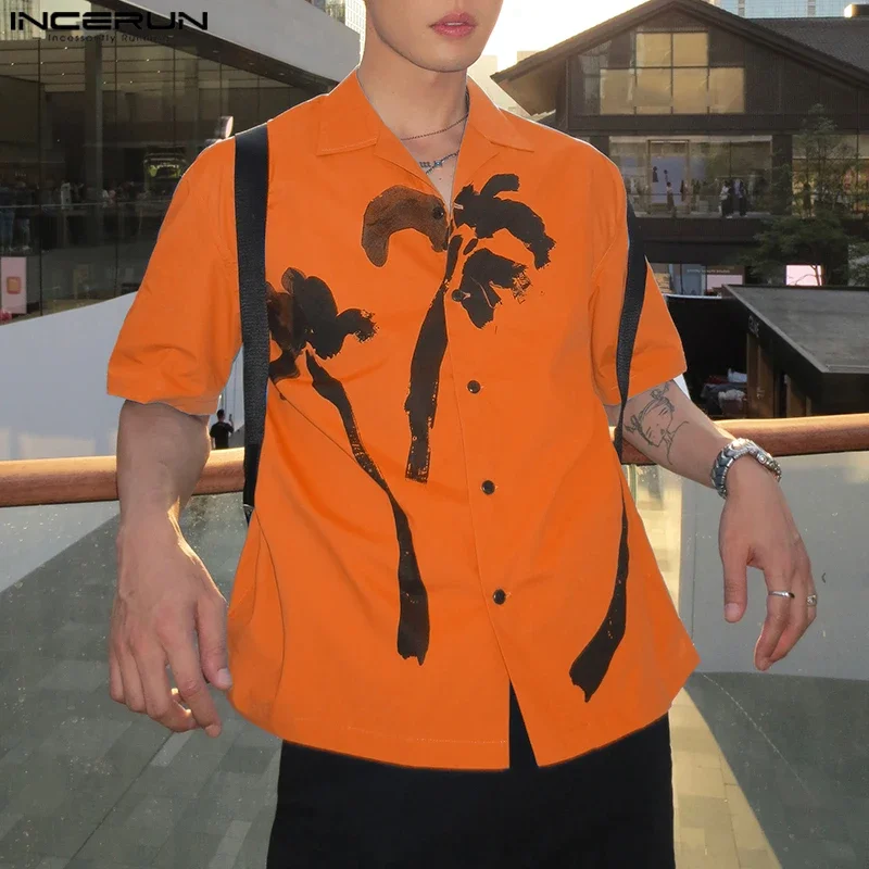 INCERUN Men Shirt Printing Lapel Short Sleeve Button Casual Men Clothing Streetwear 2025 Summer Fashion Leisure Shirts S-5XL
INCERUN Men Shirt Printing Lapel Short Sleeve Button Casual Men Clothing Streetwear 2025 Summer Fashion Leisure Shirts S-5XL