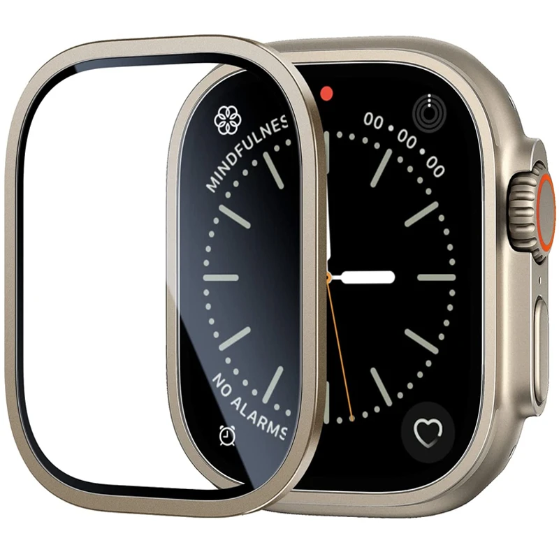 Защита экрана для Apple Watch Ultra 49 мм металлический бампер против царапин + закаленное стекло HD Полная пленка iWatch Ultra 49 мм защита
Защита экрана для Apple Watch Ultra 49 мм металлический бампер против царапин + закаленное стекло HD Полная пленка iWatch Ultra 49 мм защита