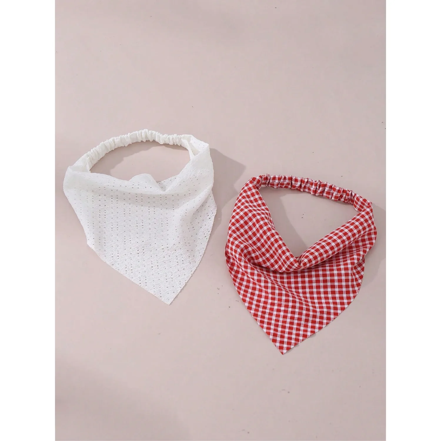 2pcs/Set Plaid Bandana & Headband Set, Suitable For Daily Decoration For Young Women & Teenagers
2pcs/Set Plaid Bandana & Headband Set, Suitable For Daily Decoration For Young Women & Teenagers