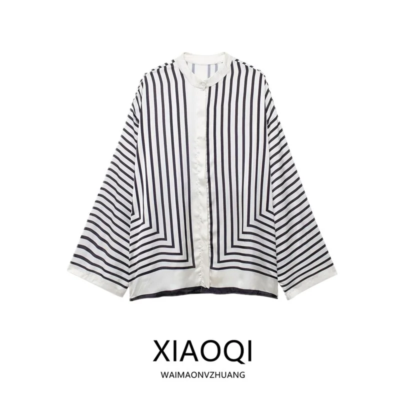 Loose Long Sleeve Geometric Stripe Printed Shirt Autumn New Style Women's Fashion Design Casual Commute Style 100% Other Mate...
Loose Long Sleeve Geometric Stripe Printed Shirt Autumn New Style Women's Fashion Design Casual Commute Style 100% Other Mate...