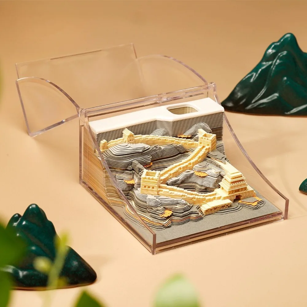 3D резьба по бумаге, липкая заметка, отрывная Пекин, Великая стена, архитектурная модель, искусство, культурное креативное украшение, подарок для путешествий
3D резьба по бумаге, липкая заметка, отрывная Пекин, Великая стена, архитектурная модель, искусство, культурное креативное украшение, подарок для путешествий