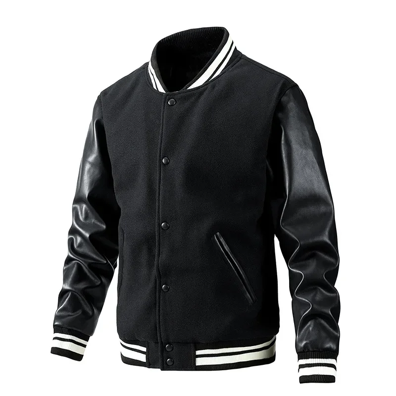 European and American Men's Casual Jackets, Fashionable and Versatile Baseball Jackets for Autumn and Winter, Personalized Coats
European and American Men's Casual Jackets, Fashionable and Versatile Baseball Jackets for Autumn and Winter, Personalized Coats