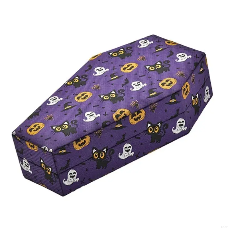 Coffin Shaped Ring Storage Box Waterproof Jewelry Display Holder for Halloween
Coffin Shaped Ring Storage Box Waterproof Jewelry Display Holder for Halloween
