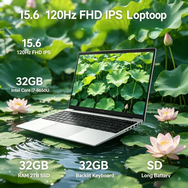 15.6 Inch 120Hz FHD IPS Laptop Intel I7-8650U 32GB Large RAM 2TB High Speed SSD Backlit Keyboard Long Lasting Battery Notebook
15.6 Inch 120Hz FHD IPS Laptop Intel I7-8650U 32GB Large RAM 2TB High Speed SSD Backlit Keyboard Long Lasting Battery Notebook