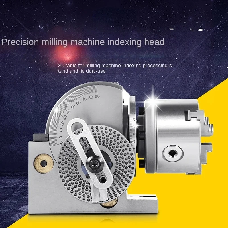 BS100/4-Inch Universal Dividing Head Chuck 100mm Center Height 100mm Drilling and Milling Machine Fixture Machine
BS100/4-Inch Universal Dividing Head Chuck 100mm Center Height 100mm Drilling and Milling Machine Fixture Machine