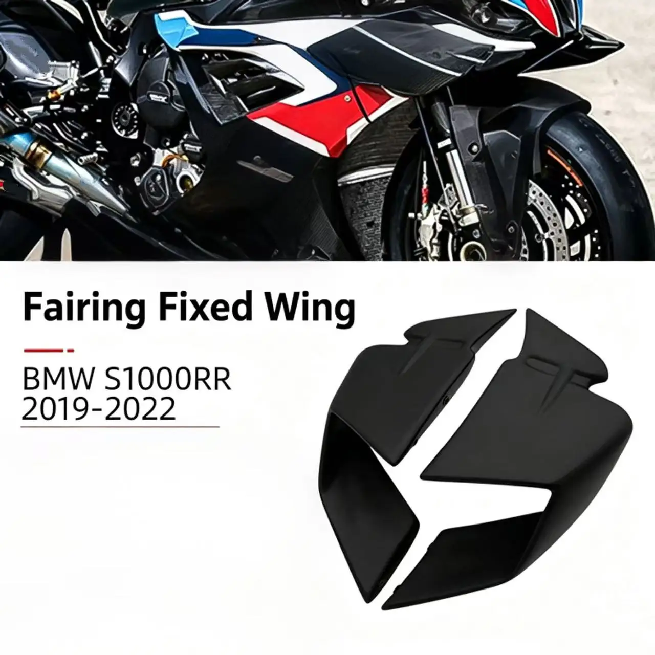 Suitable for BMW S1000RR 2019 2020 2021 2022 motorcycle accessories, downforce wings, fairing diffusers, side wind deflectors
Suitable for BMW S1000RR 2019 2020 2021 2022 motorcycle accessories, downforce wings, fairing diffusers, side wind deflectors
