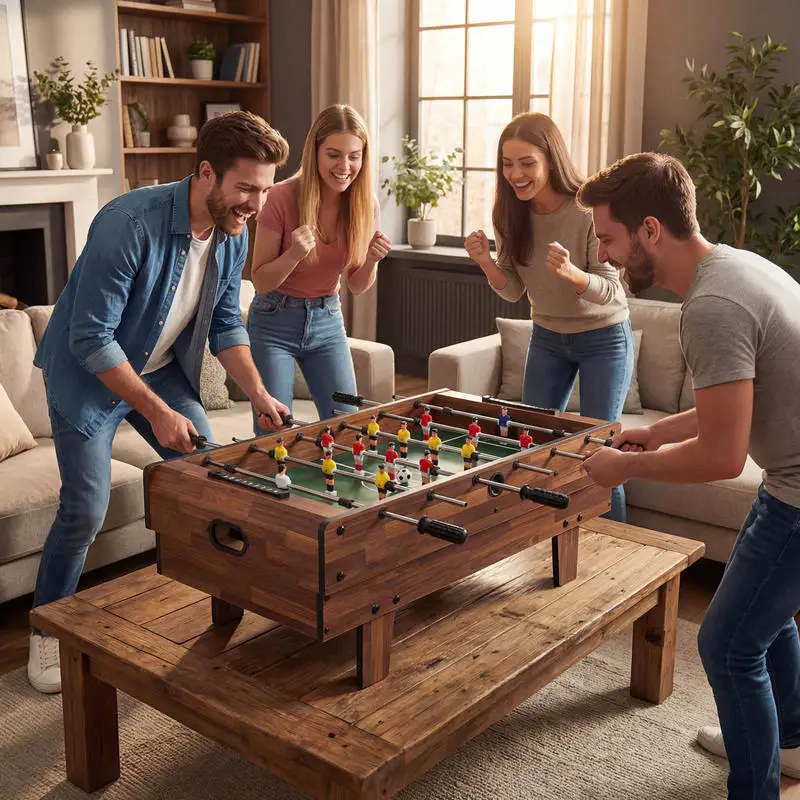 4 in 1 Combo Game Table Set with Billiards-Natural
4 in 1 Combo Game Table Set with Billiards-Natural