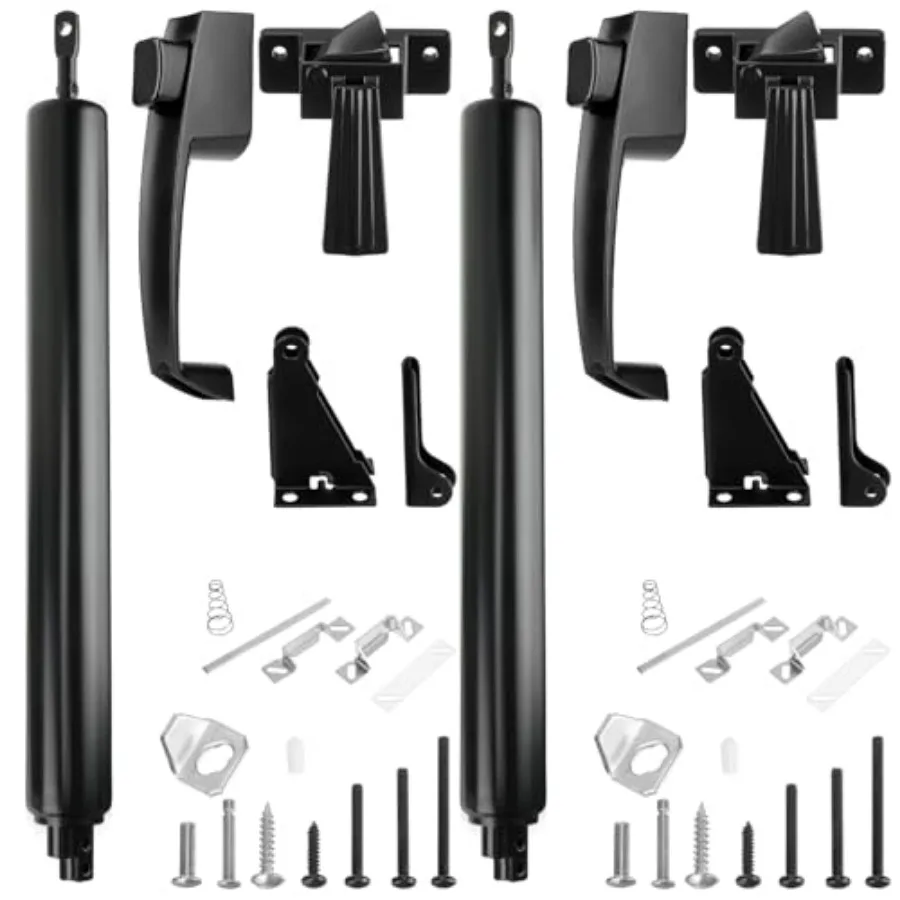 2 Sets Storm Door Closer Door Closure Heavy Duty Screen Doors Closer Pneumatic Screen Doors Replacement Parts with Handles, Hol
2 Sets Storm Door Closer Door Closure Heavy Duty Screen Doors Closer Pneumatic Screen Doors Replacement Parts with Handles, Hol