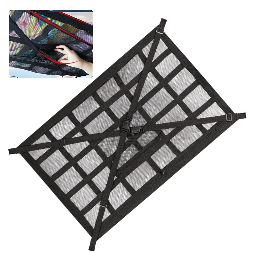 Car Roof Storage Bag Interior Cargo Net Mesh Organizer Bag Car Ceiling Storage For SUV Van Camping Anti Sagging Luggage
Car Roof Storage Bag Interior Cargo Net Mesh Organizer Bag Car Ceiling Storage For SUV Van Camping Anti Sagging Luggage
