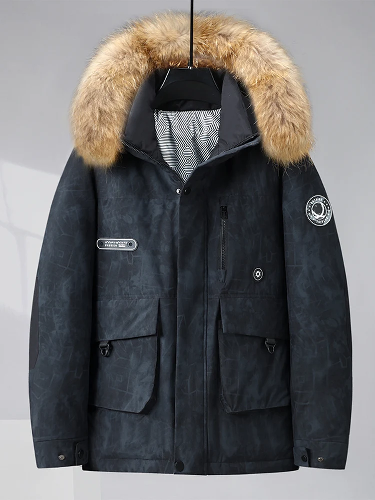 Мужская зимняя парка большого размера с меховым воротником, утепленная пухом, водонепроницаемая, ветрозащитная, для активного отдыха
Мужская зимняя парка большого размера с меховым воротником, утепленная пухом, водонепроницаемая, ветрозащитная, для активного отдыха