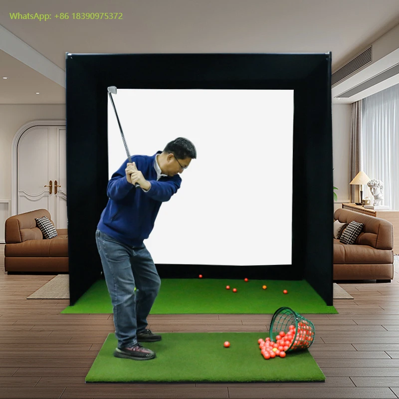 Customized Golf Simulator System With 3D Projection Simulator Impact Screen Portable Golf Simulator Box
Customized Golf Simulator System With 3D Projection Simulator Impact Screen Portable Golf Simulator Box
