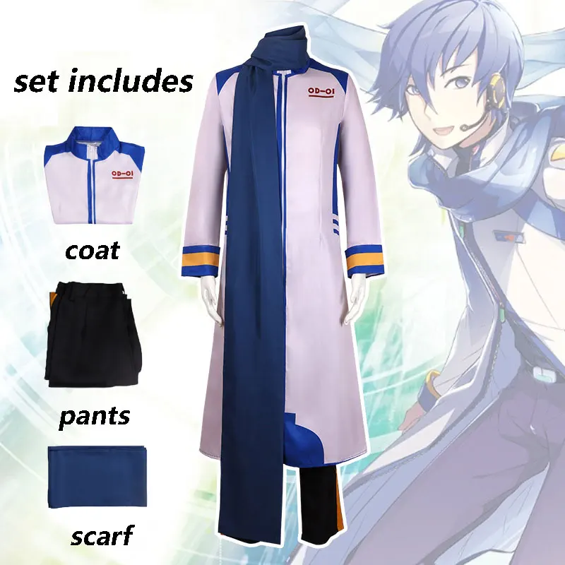 Virtual Singer KAITO Cos Suit V Family Kaito Original Formula Costume Anime Exhibition Stage Performance Complete Outfit
Virtual Singer KAITO Cos Suit V Family Kaito Original Formula Costume Anime Exhibition Stage Performance Complete Outfit