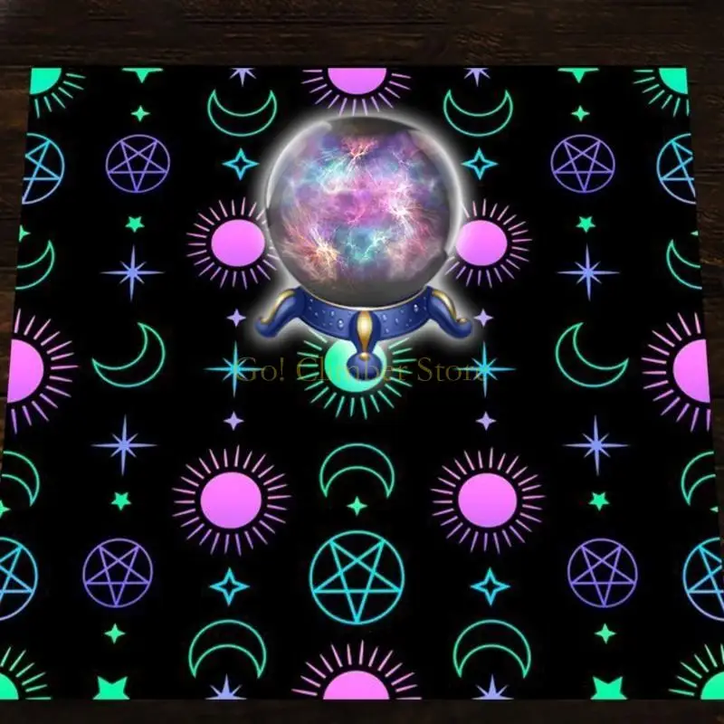 Q84C Астрология Таротс столовой алтарь ткань Метафизическая настольная игра мата
Q84C Астрология Таротс столовой алтарь ткань Метафизическая настольная игра мата