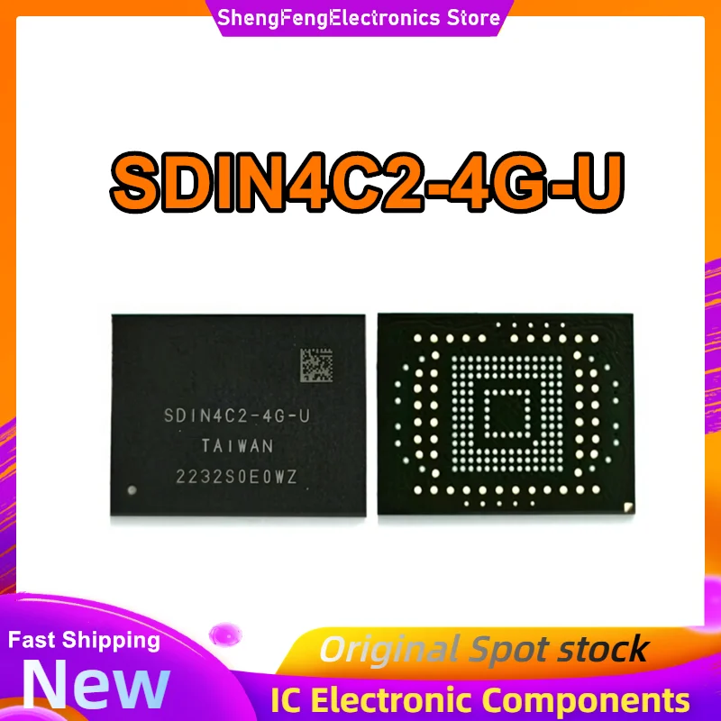 SDIN4C2-4G-U 4GB industrial grade flash memory EMMC font BGA IC New Original in Stock
SDIN4C2-4G-U 4GB industrial grade flash memory EMMC font BGA IC New Original in Stock