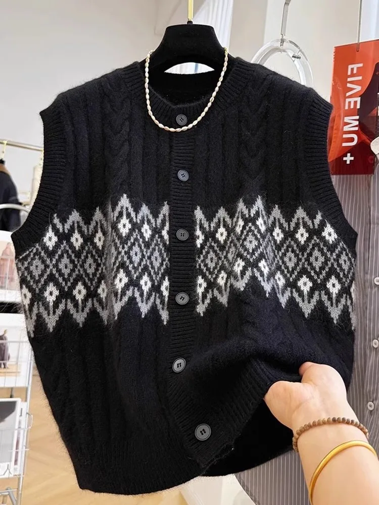 Korean Sle round Ne Single Button Knitted Open Cardigan Slim Fit Svel Faionable Color Blo Top for Women
Korean Sle round Ne Single Button Knitted Open Cardigan Slim Fit Svel Faionable Color Blo Top for Women