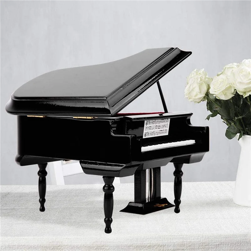 AEA9-Miniature Grand Piano Model Kit Musical Instrument With Chair,For Home Office Decoration(Black, Without Music) Small
AEA9-Miniature Grand Piano Model Kit Musical Instrument With Chair,For Home Office Decoration(Black, Without Music) Small