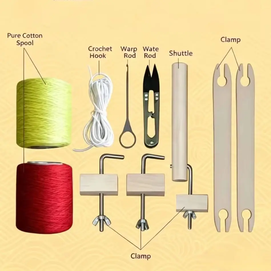 Simple Hand Weaving Small Loom Home Tabletop Loom Mini Adult Split Weave
Simple Hand Weaving Small Loom Home Tabletop Loom Mini Adult Split Weave