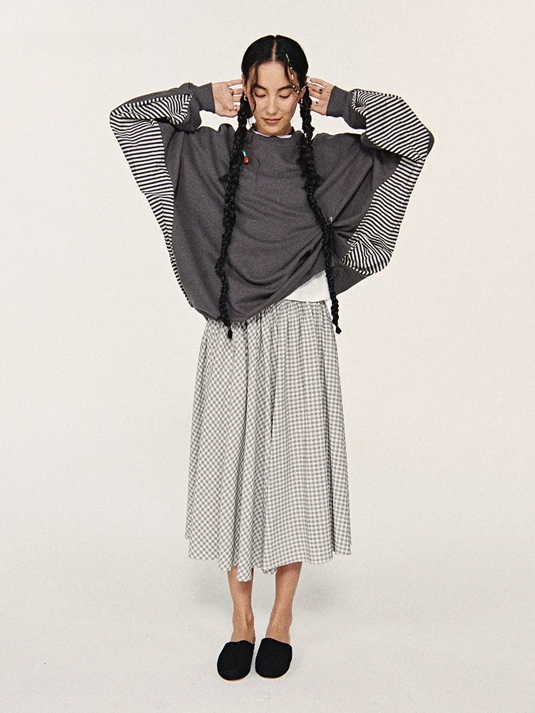 INFFTRU2025 Autumn Plaid A-Line Skirt Slimming Versatile Vintage Women's Fashion Polyester Spandex Blend Commute Ready
INFFTRU2025 Autumn Plaid A-Line Skirt Slimming Versatile Vintage Women's Fashion Polyester Spandex Blend Commute Ready