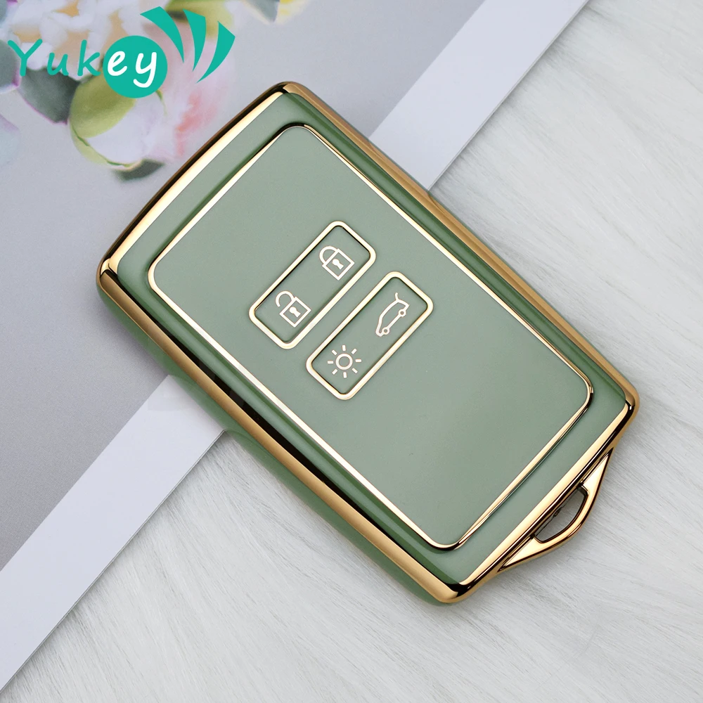 4 Button TPU Car Key Case Cover for Renault Koleos Kadjar Megane Talisman Captur Espace Clio 2016 - 2019 Auto Accessories
4 Button TPU Car Key Case Cover for Renault Koleos Kadjar Megane Talisman Captur Espace Clio 2016 - 2019 Auto Accessories