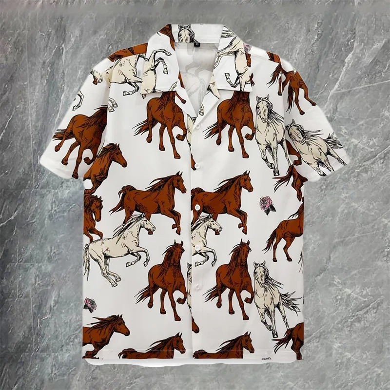Horse Print Men Shirt Chemise Hawaienne Homme Long Sleeved Shirt For Men 2026 Fashion Club Party Dress Shirt Camisa Hombre
Horse Print Men Shirt Chemise Hawaienne Homme Long Sleeved Shirt For Men 2026 Fashion Club Party Dress Shirt Camisa Hombre