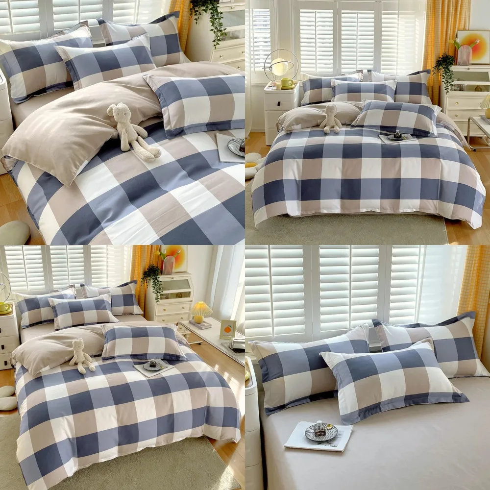 Experience ultimate comfort and style with this luxurious and cozy four-piece bed sheet set in a stunning large blue and white g
Experience ultimate comfort and style with this luxurious and cozy four-piece bed sheet set in a stunning large blue and white g
