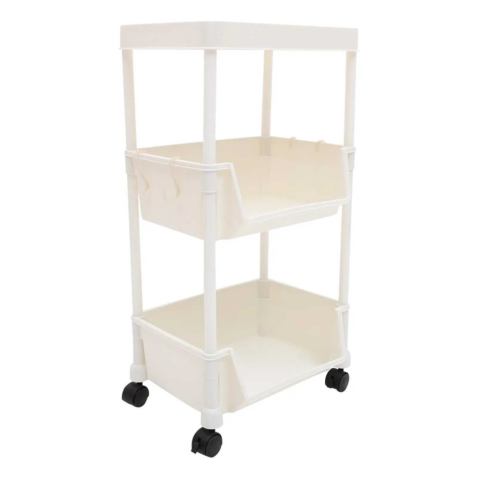 Movable Bookcase 3 Tier White PP Storage Shelf Utility ganizer Multi Layer Book Rack Storage Household ganizing
Movable Bookcase 3 Tier White PP Storage Shelf Utility ganizer Multi Layer Book Rack Storage Household ganizing