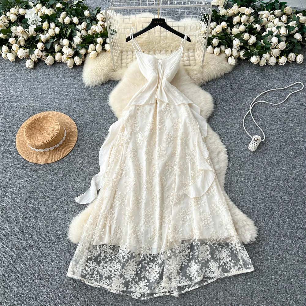 Chic Elegant vintage Spliced floral Sleeveless print Beach Vacation Party Women Summer Vestidos Long dress
Chic Elegant vintage Spliced floral Sleeveless print Beach Vacation Party Women Summer Vestidos Long dress