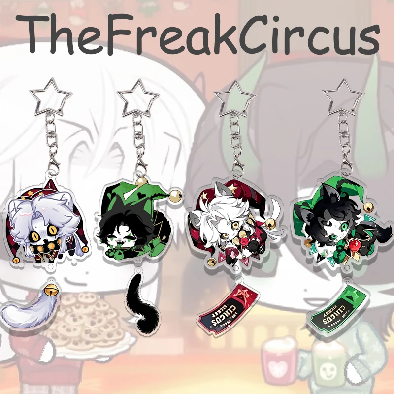 The Freak Circus Acrylic Keychain Set Cat Ear Chibi Charm Pierrot Harlequin Cute Anime Bag Pendant Collectors Accessory Gifts
The Freak Circus Acrylic Keychain Set Cat Ear Chibi Charm Pierrot Harlequin Cute Anime Bag Pendant Collectors Accessory Gifts