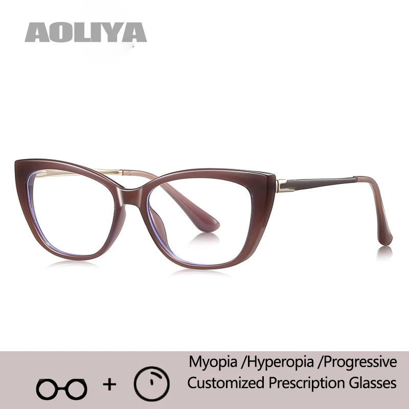 AOLIYA Woman Cat Eye Glasses Butterfly Myopia Hyperopia ADD Anti Blue Light Blocking Glasses Optical Prescription Eyeglasses
AOLIYA Woman Cat Eye Glasses Butterfly Myopia Hyperopia ADD Anti Blue Light Blocking Glasses Optical Prescription Eyeglasses