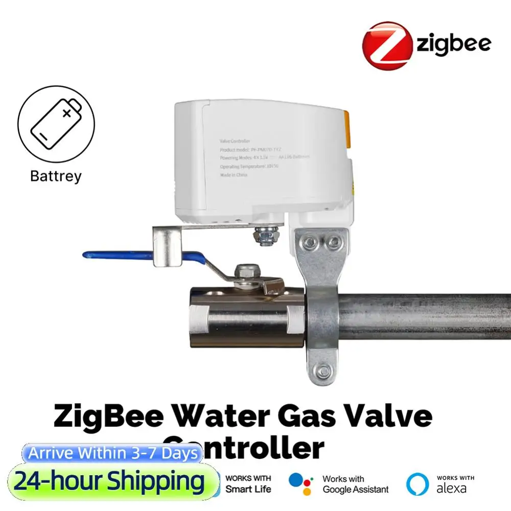 Умный контроллер клапанов для воды и газа ZigBee, совместимый с Alexa и Google Home
Умный контроллер клапанов для воды и газа ZigBee, совместимый с Alexa и Google Home
