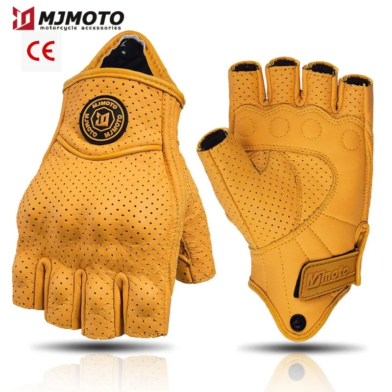 Outdoor motorcycle equipment-Riding sheepskin half-finger durable summer retro style gloves with shock absorption and anti-slip
Outdoor motorcycle equipment-Riding sheepskin half-finger durable summer retro style gloves with shock absorption and anti-slip