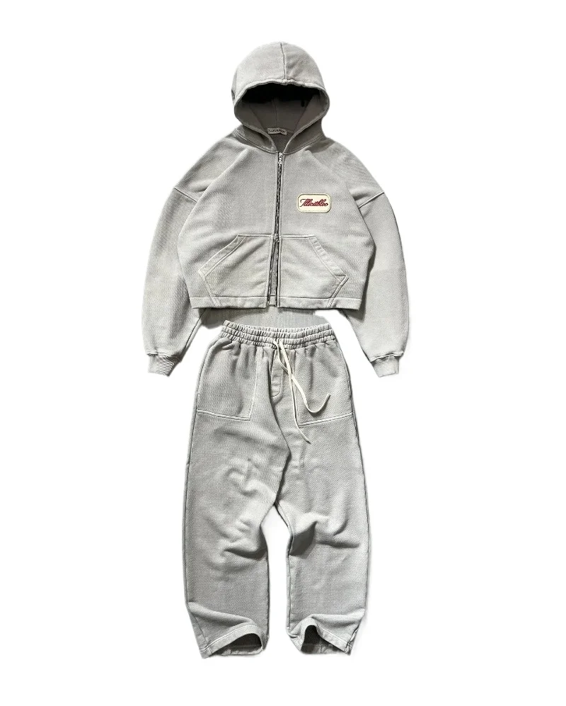 Streetwear Harajuku Hip Hop Fashion Embroidery Oversized Sweatshirt Two Piece Set Slacks Jogging Pants Tracksuits Casual Jacket
Streetwear Harajuku Hip Hop Fashion Embroidery Oversized Sweatshirt Two Piece Set Slacks Jogging Pants Tracksuits Casual Jacket
