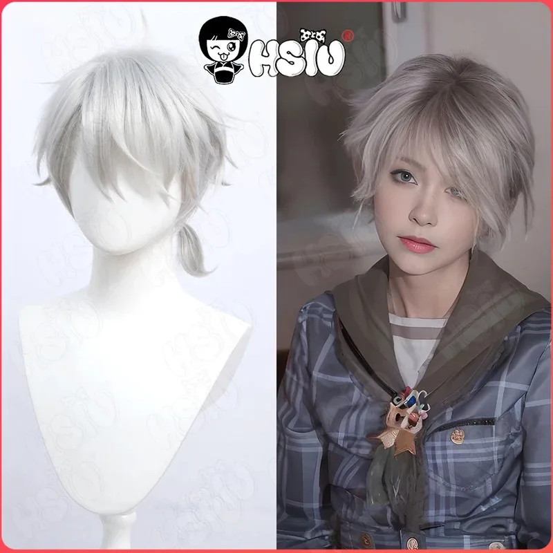 Game Identity V Cosplay Wig Embalmer Aesop Carl Cosplay Wig HSIU 30CM Silver gray short hair Synthetic Wig Embalmer Cosplay Wig
Game Identity V Cosplay Wig Embalmer Aesop Carl Cosplay Wig HSIU 30CM Silver gray short hair Synthetic Wig Embalmer Cosplay Wig