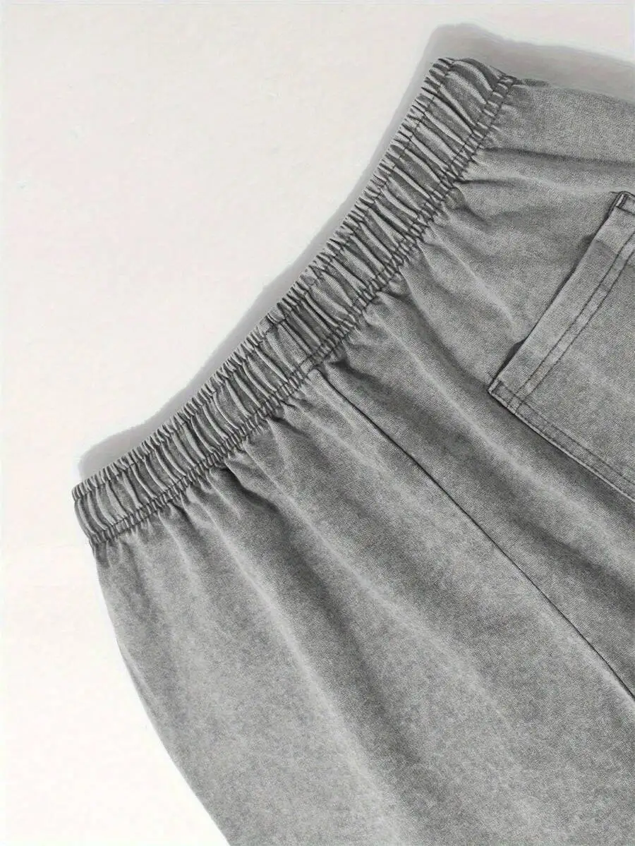 Mens Vintage Washed Cotton Shorts Elastic Waist Loose Fit With Pocket Casual Summer Shorts
Mens Vintage Washed Cotton Shorts Elastic Waist Loose Fit With Pocket Casual Summer Shorts