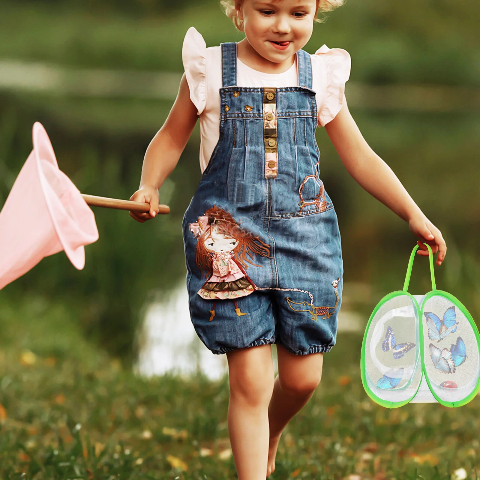 2 pcs Transparent Mesh Butterfly Habitat Cage Lightweight Portable Caterpillars Enclosure Net Large Capacity Fabric Material
2 pcs Transparent Mesh Butterfly Habitat Cage Lightweight Portable Caterpillars Enclosure Net Large Capacity Fabric Material