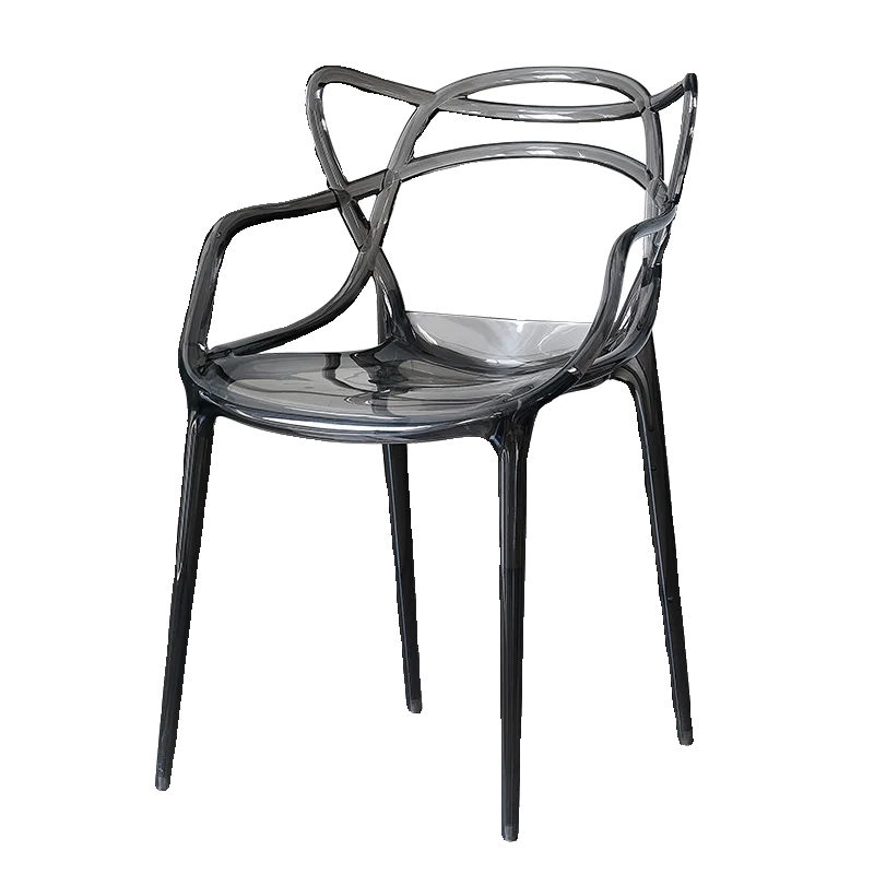 Plastic Transparent Chair Design Home Crystal Dining Chair Premium Back Chair
Plastic Transparent Chair Design Home Crystal Dining Chair Premium Back Chair
