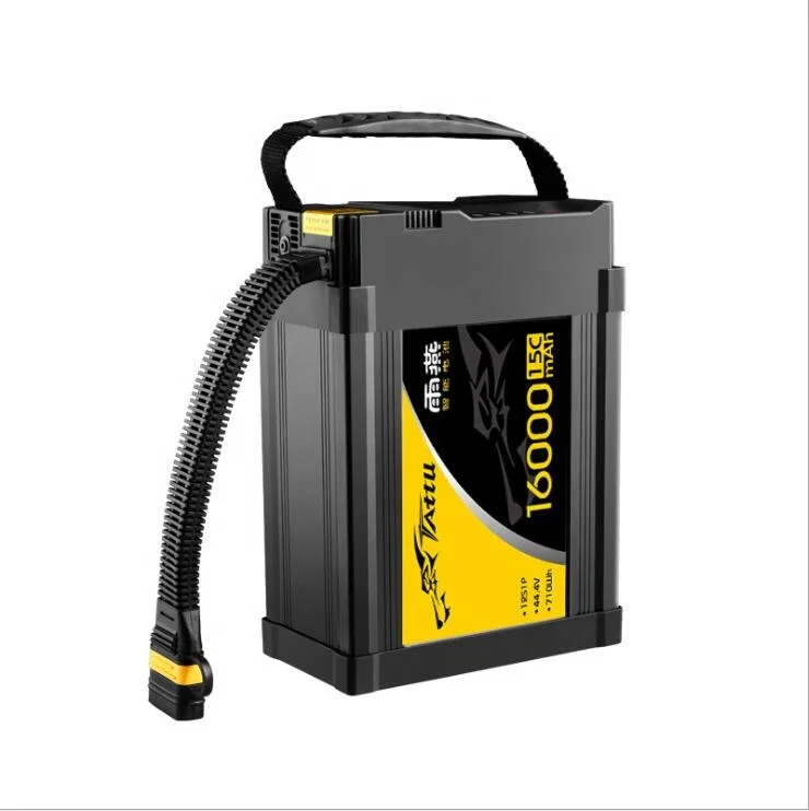 Tattu 12S 16000mah15c 44.4V Lipo Battery Black ACE 90 * 160 223.8mm 44 . 4 V 16000mah CN;SHN 12S1P 4800g 15C
Tattu 12S 16000mah15c 44.4V Lipo Battery Black ACE 90 * 160 223.8mm 44 . 4 V 16000mah CN;SHN 12S1P 4800g 15C