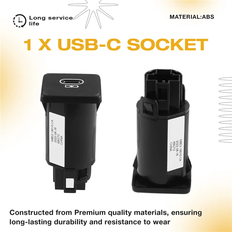 USB-C Socket LR150198 T4K14636 Designed For Land Rover Defender II L494 Range Rover Sport Executive
USB-C Socket LR150198 T4K14636 Designed For Land Rover Defender II L494 Range Rover Sport Executive