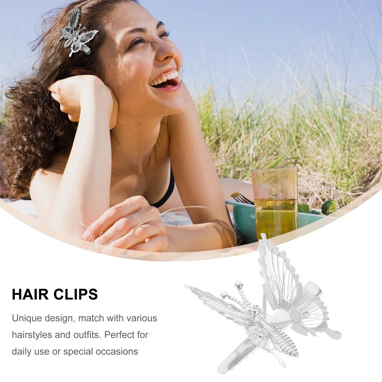 8Pcs Bright 3D Butterflies Hair Clip Stylish Barrettes Hairpins for Women Girls Hair Styling Accessories Party Travel
8Pcs Bright 3D Butterflies Hair Clip Stylish Barrettes Hairpins for Women Girls Hair Styling Accessories Party Travel