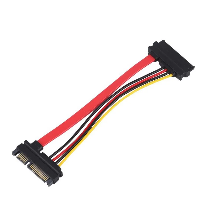 SATA 22 Pin Male To Female Sata Extension Cable SATA 3 III 22 Pin 7+15 Pin SATA Data Power Combo Extension Cable
SATA 22 Pin Male To Female Sata Extension Cable SATA 3 III 22 Pin 7+15 Pin SATA Data Power Combo Extension Cable