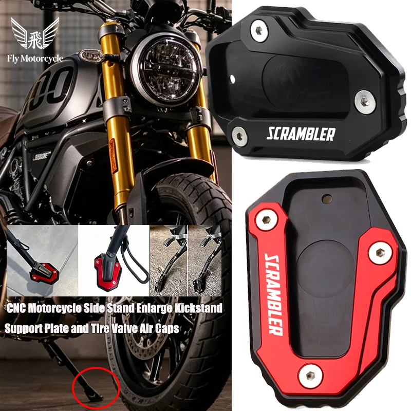 Motorcycle Kickstand Side Stand Extension Pad For Ducati 2025 SCRAMBLER Icon Dark Full Throttle Scrambler 1100 Desert X Sled
Motorcycle Kickstand Side Stand Extension Pad For Ducati 2025 SCRAMBLER Icon Dark Full Throttle Scrambler 1100 Desert X Sled