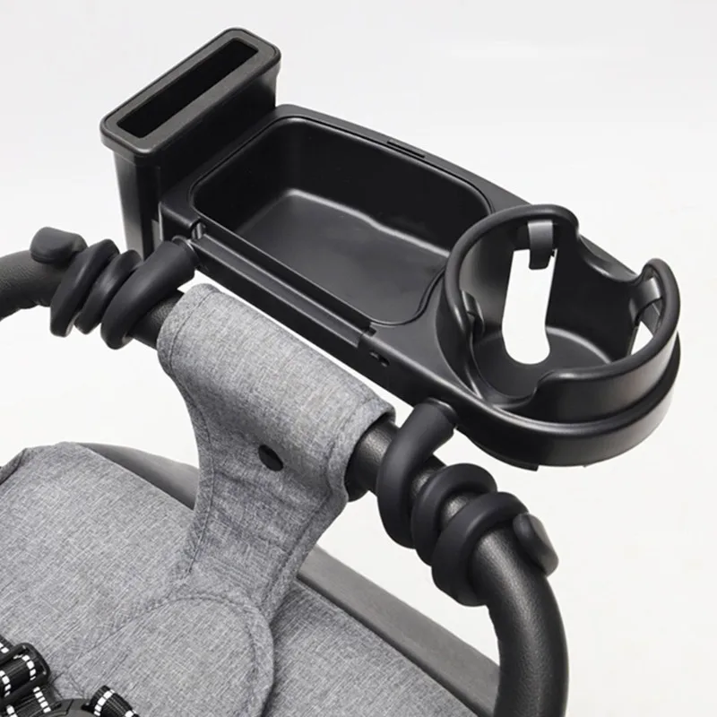 3 in 1 Universal Baby Stroller Food Tray with Cup Holder and Phone Holder Removable Pram Snack Tray with Flexible Arm Grips
3 in 1 Universal Baby Stroller Food Tray with Cup Holder and Phone Holder Removable Pram Snack Tray with Flexible Arm Grips