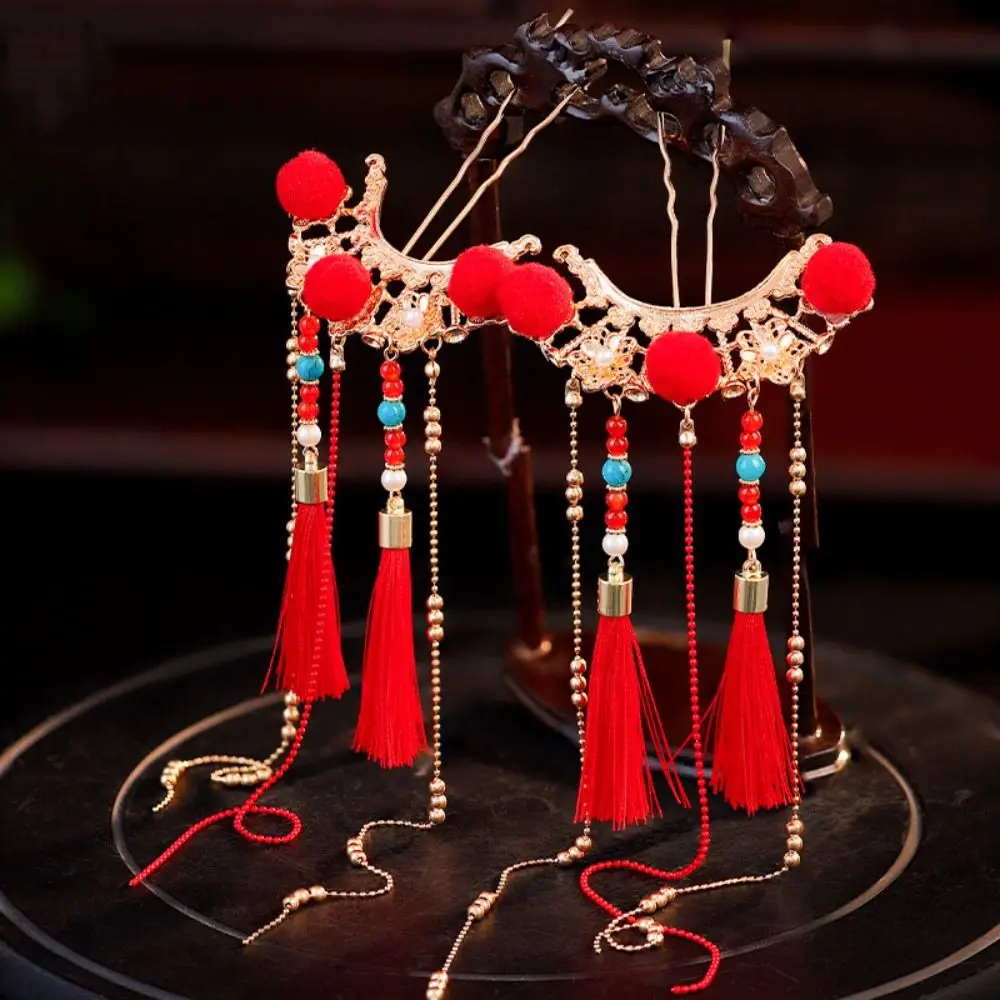 Hair Chopstick Retro Tang Dynasty Hairpin Pearl Tassel New Year Headdress Hair Fork Antique Hanfu Hair Stick Female
Hair Chopstick Retro Tang Dynasty Hairpin Pearl Tassel New Year Headdress Hair Fork Antique Hanfu Hair Stick Female